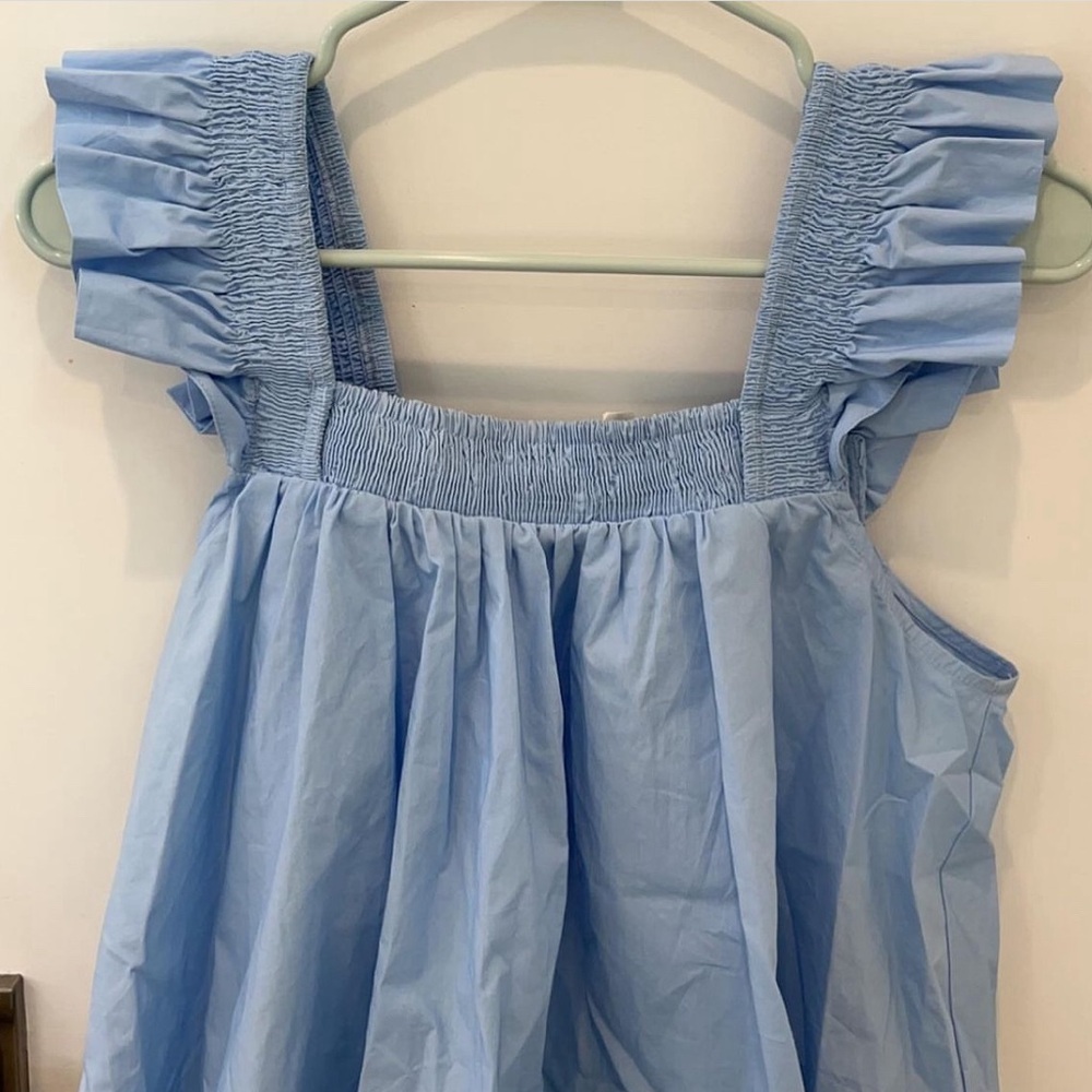 Impeccable pig blue top size: small (fits xs)